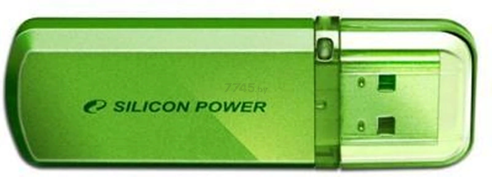 USB-флешка 64 Гб SILICON POWER Helios 101 USB 2.0 Green (SP064GBUF2101V1N) - Фото 3