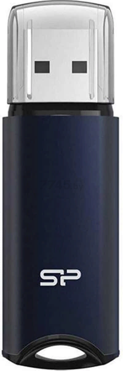 USB-флешка 64 Гб SILICON POWER Marvel M02 USB 3.2 Blue (SP064GBUF3M02V1B) - Фото 4