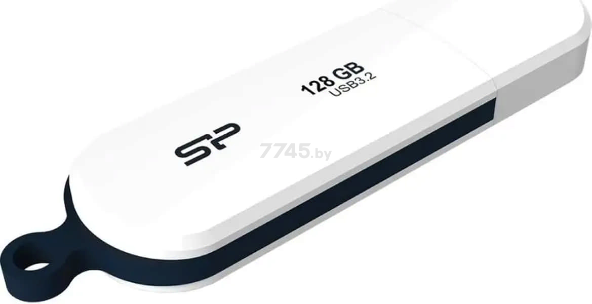 USB-флешка 128 Гб SILICON POWER Blaze B32 USB 3.2 White (SP128GBUF3B32V1W) - Фото 2