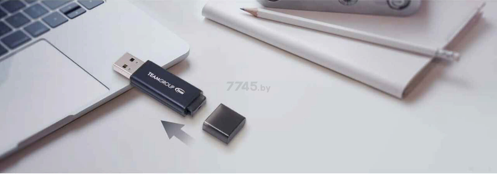 USB-флешка 64 Гб TEAM GROUP C211 3.2 Blue (TC211364GL01) - Фото 9