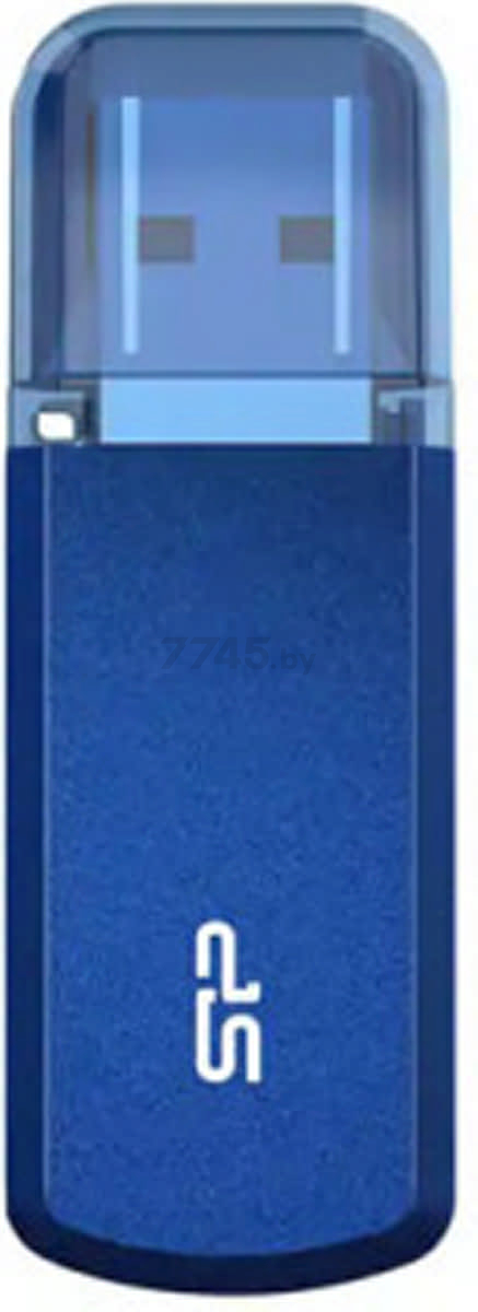 USB-флешка 64 Гб SILICON POWER Helios 202 USB 3.2 Blue (SP064GBUF3202V1B) - Фото 3