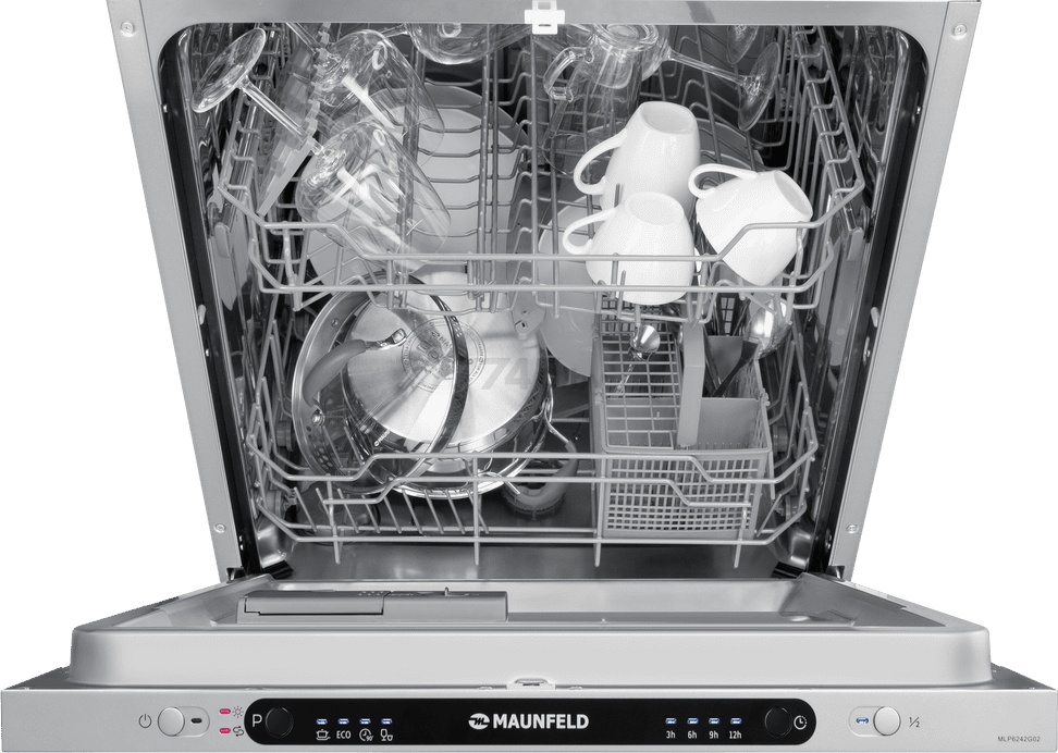 Машина посудомоечная встраиваемая MAUNFELD MLP6242G02 (КА-00021070) - Фото 8