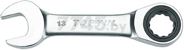 Ключ комбинированный 10 мм с трещоткой MINI TOPTUL (AOAB1010)