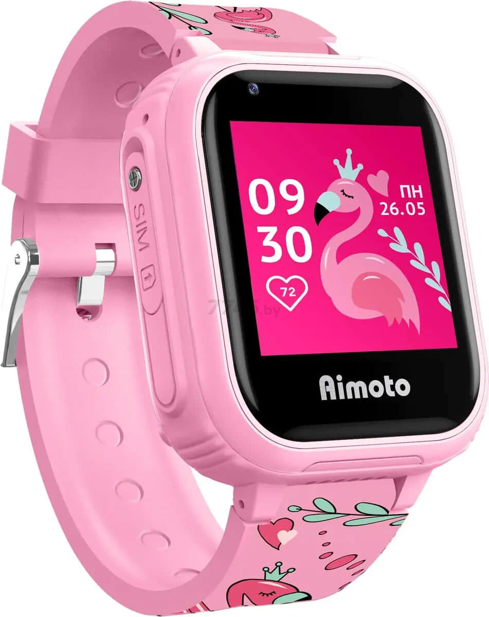 Умные часы детские AIMOTO Pro 4G Фламинго (8100821) - Фото 3