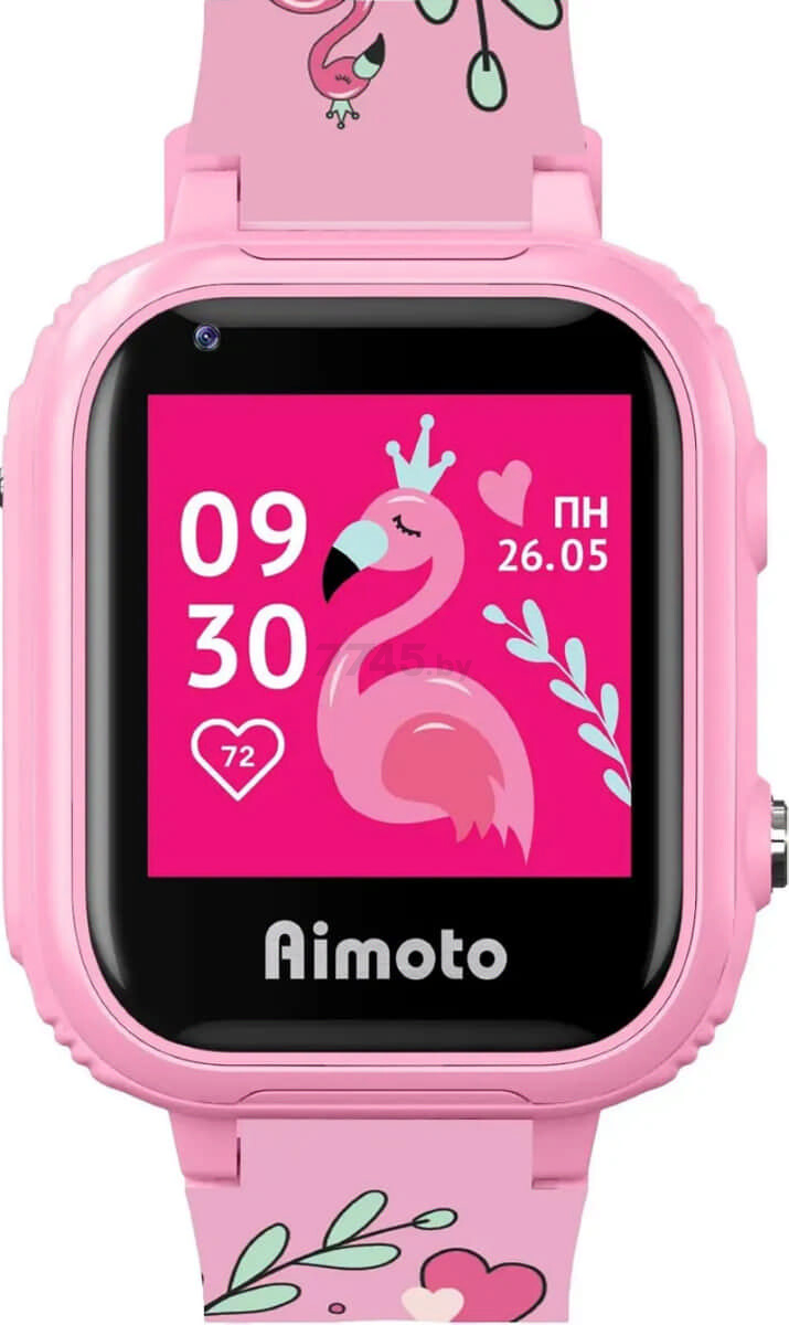 Умные часы детские AIMOTO Pro 4G Фламинго (8100821) - Фото 4