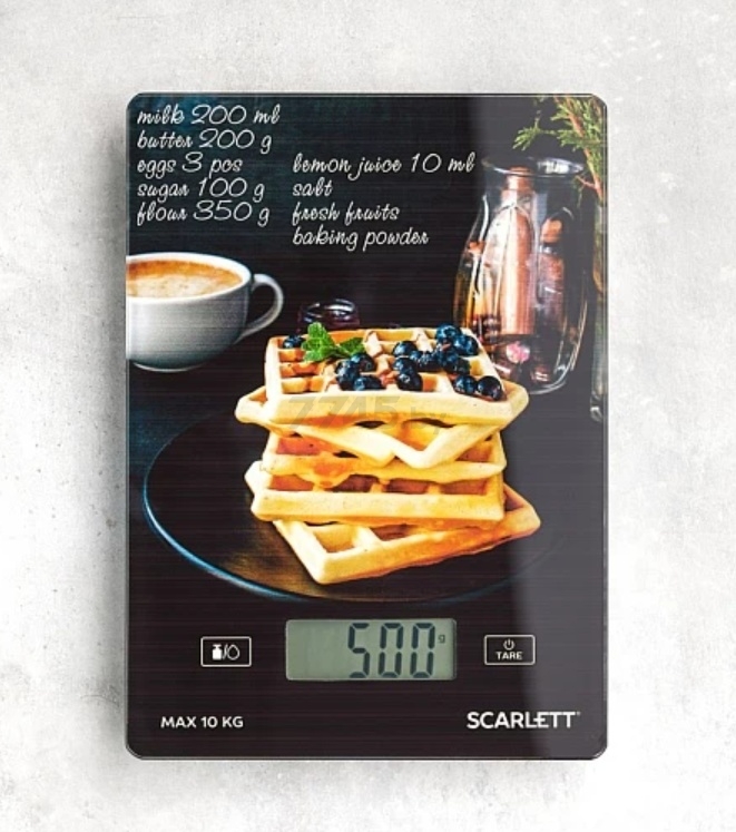 Весы кухонные SCARLETT SC-KS57P75 - Фото 3