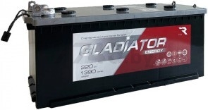 Аккумулятор для грузовых автомобилей GLADIATOR Energy 220 А·ч (GEN21041)