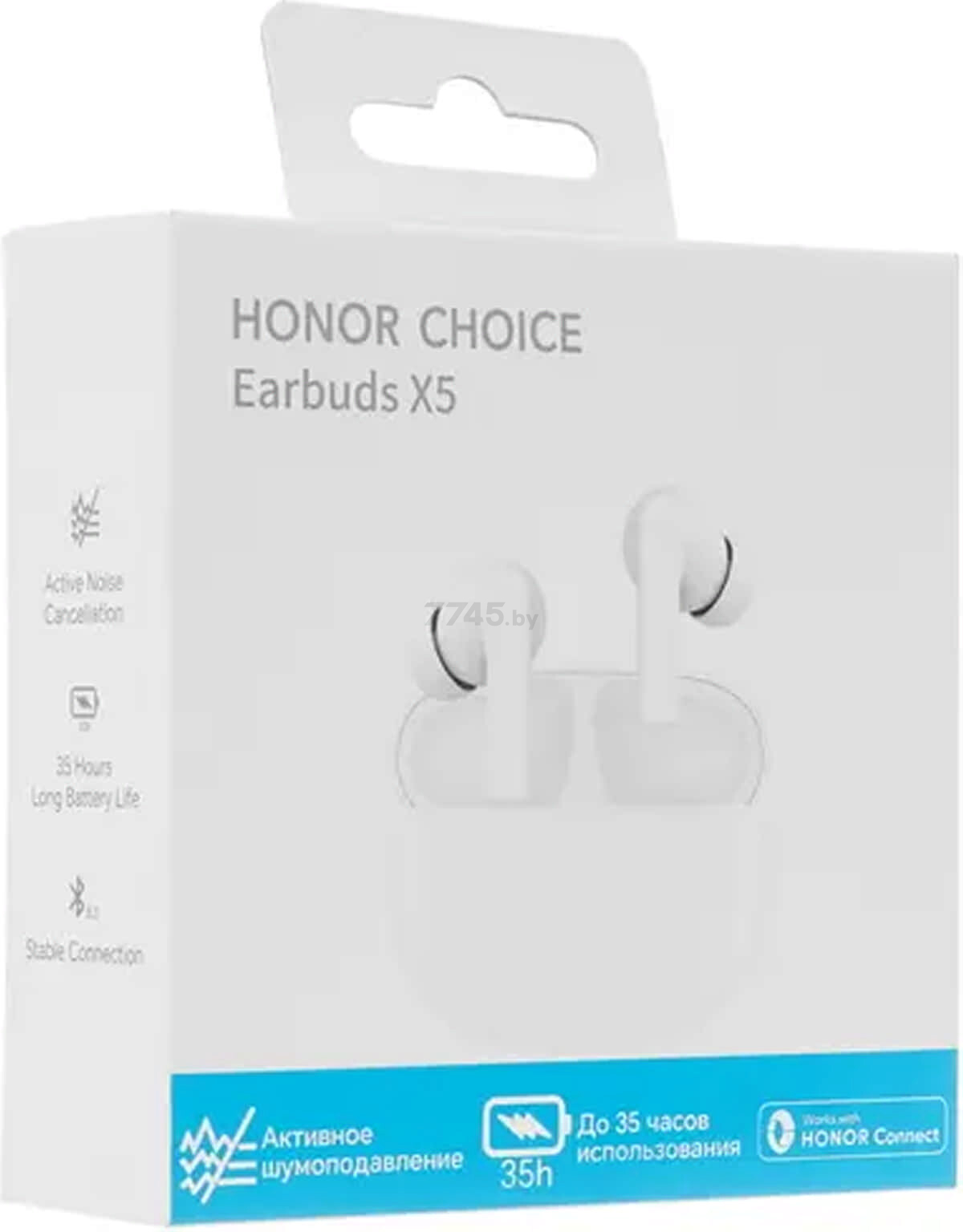 Наушники-гарнитура беспроводные TWS HONOR Choice Moecen Earbuds X5 White (LCTWS005) - Фото 19
