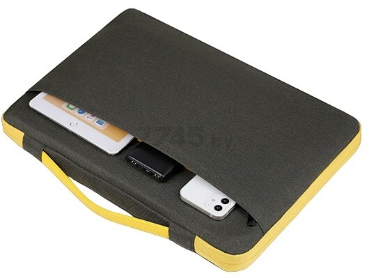 Сумка для ноутбука MIRU Waylong 17.3" Dark-Green Yellow (MLB-1064) - Фото 5