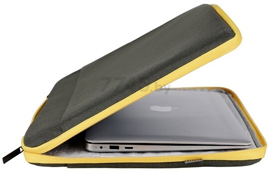 Сумка для ноутбука MIRU Waylong 17.3" Dark-Green Yellow (MLB-1064) - Фото 7