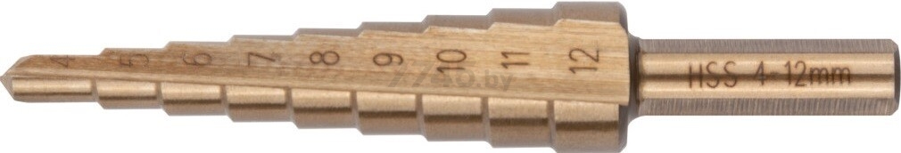 Сверло ступенчатое по металлу 4-12 мм FIT (36391)