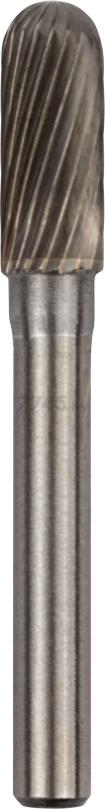 Шарошка цилиндрическая с закруглением хвостовик 6 мм FIT Профи (36592)