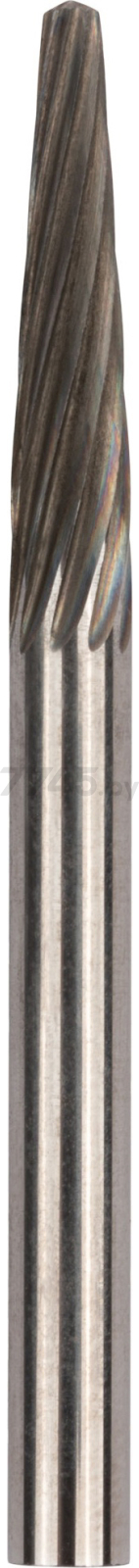 Шарошка коническая с закруглением хвостовик 3 мм FIT Профи (36585)