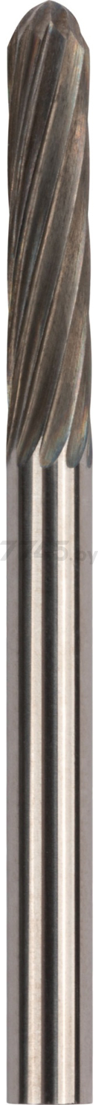 Шарошка цилиндрическая с закруглением хвостовик 3 мм FIT Профи (36582)