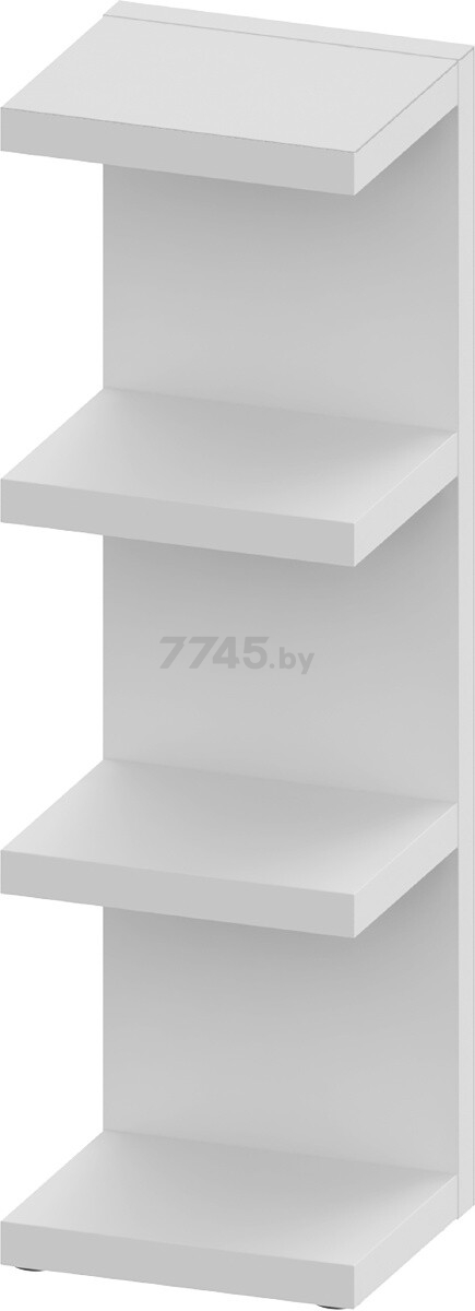 Полка настенная MEBELAIN Фора 100Е белый 30х26,7х96,6 см (00753)