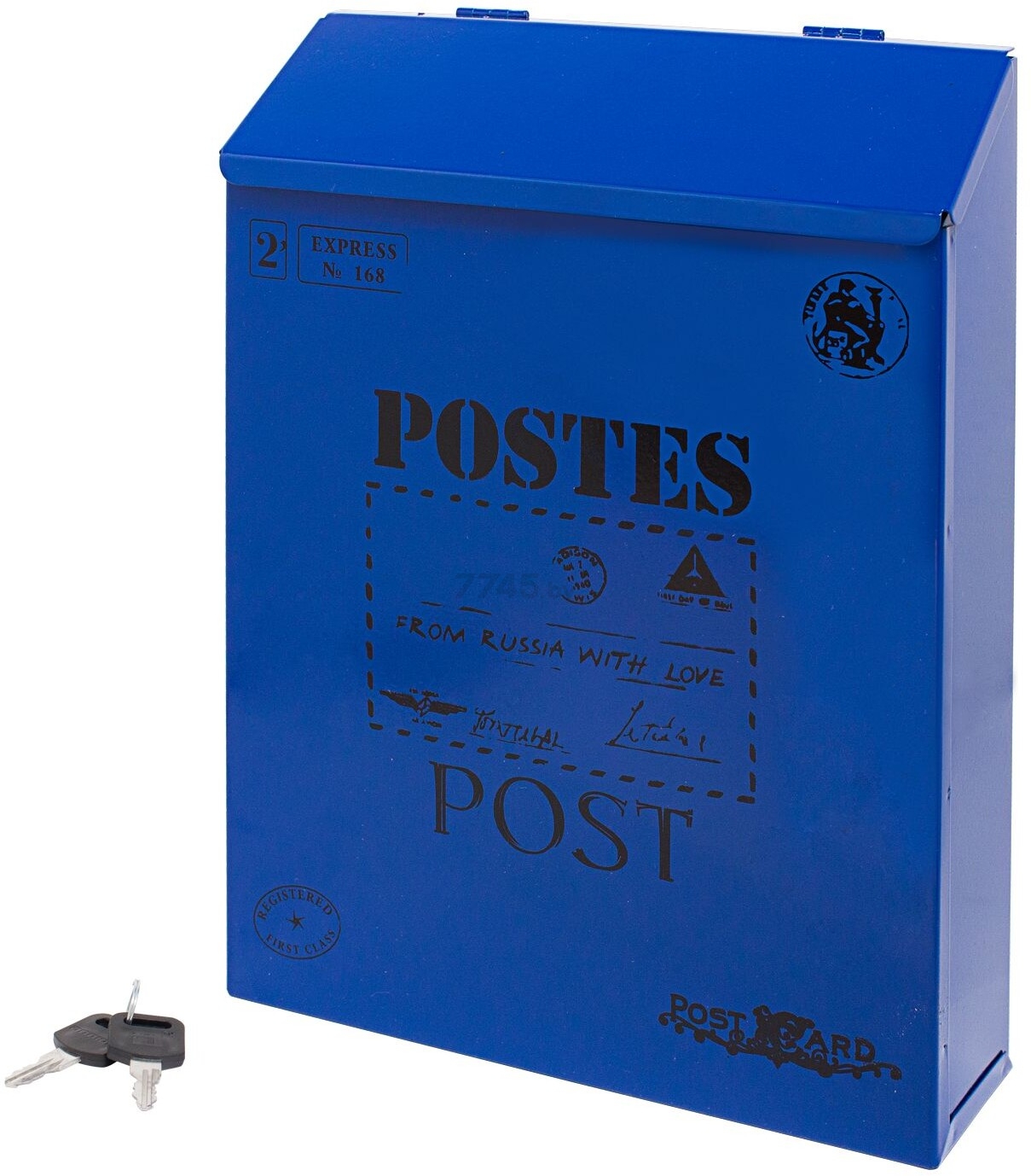 Ящик почтовый АЛЛЮР №3010 220х290х65 мм синий (15390)