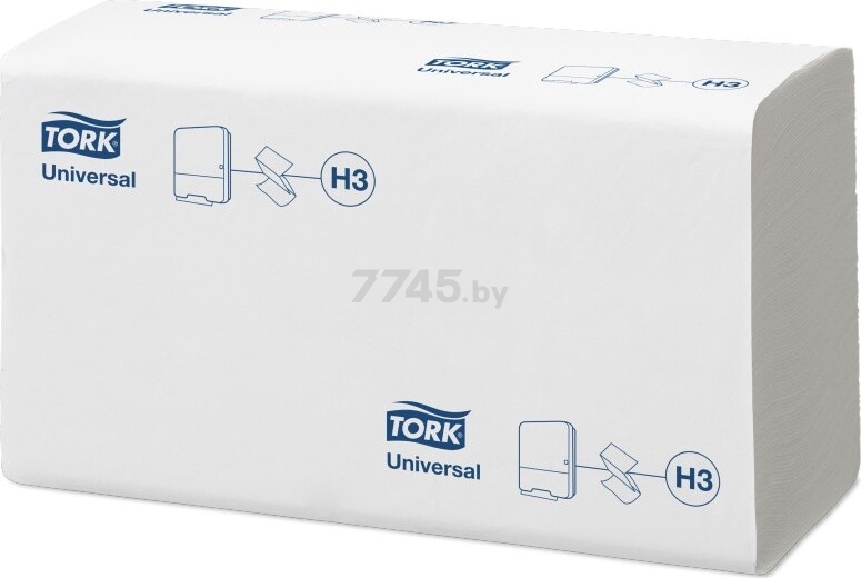 Полотенца бумажные TORK Universal Singlefold ZZ-сложения 250 штук (120108)