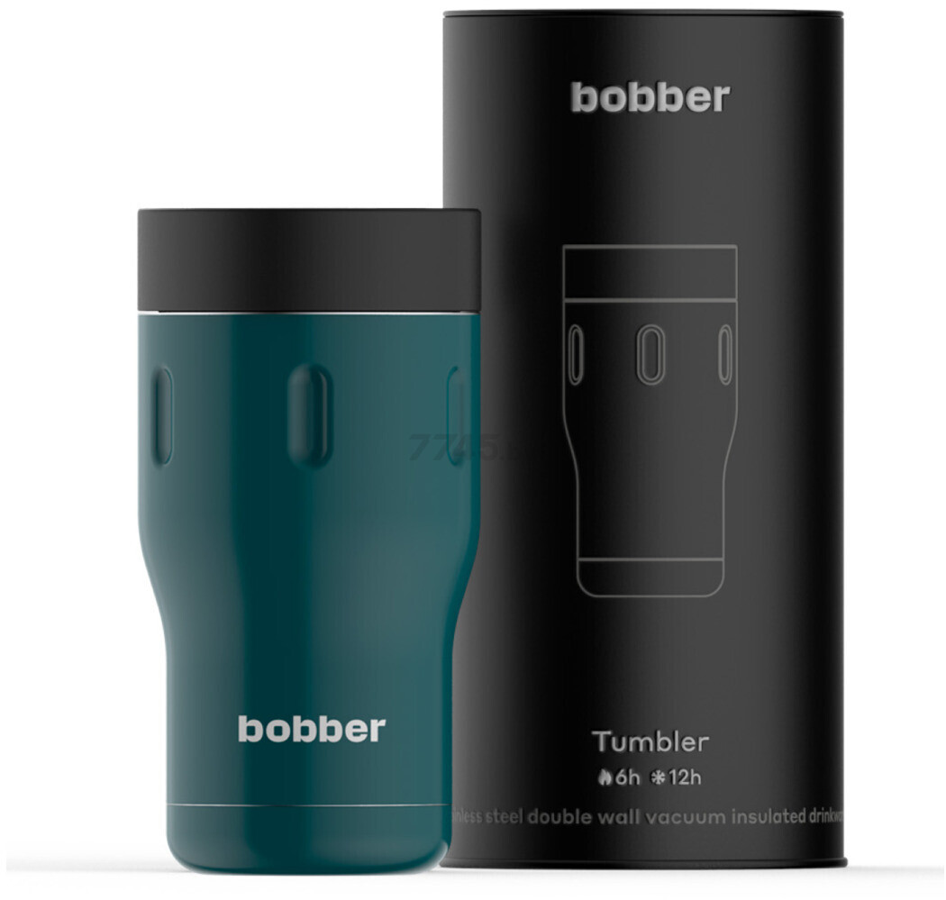Термокружка BOBBER Tumbler-350 Deep Teal - Фото 2