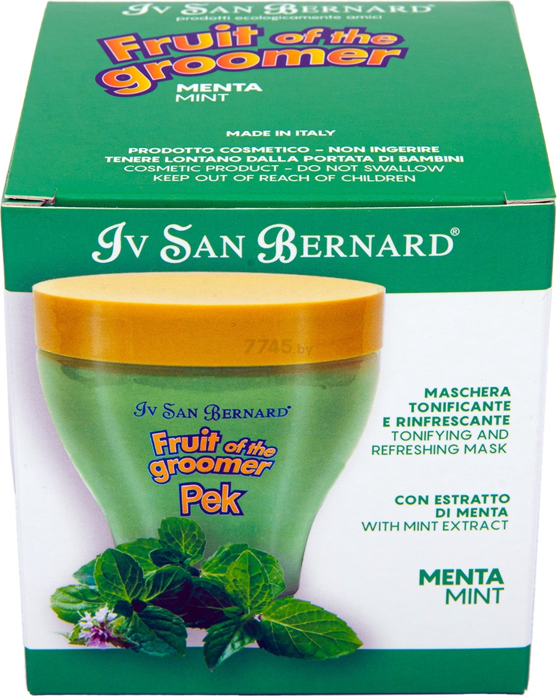Маска для животных IV SAN BERNARD Fruit Of The Groomer Mint с витамином B6 250 мл (NMASME250) - Фото 6