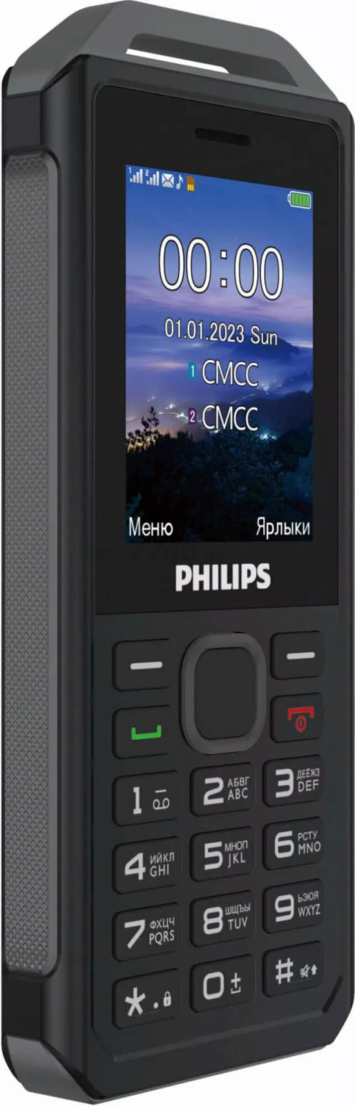 Мобильный телефон PHILIPS Xenium E2317 Dark-grey (CTE2317DG/00) - Фото 3
