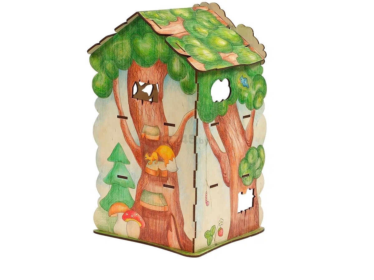 Игрушка WOODY Конструктор Дом-дерево для лешиков (00730) - Фото 5