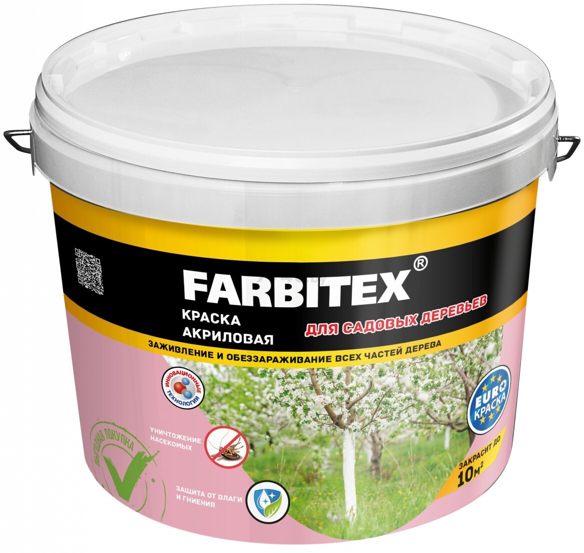 Краска для садовых деревьев FARBITEX 6 кг (4300008410)