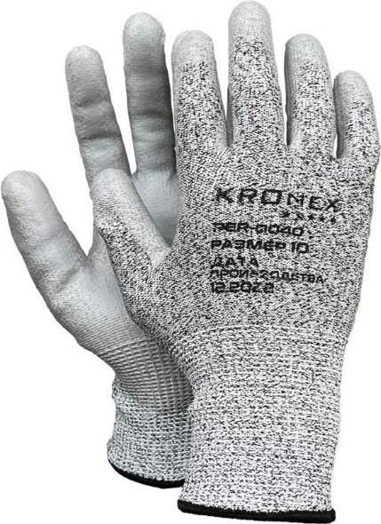 Перчатки трикотажные против порезов KRONEX CARBON (PER-0040)