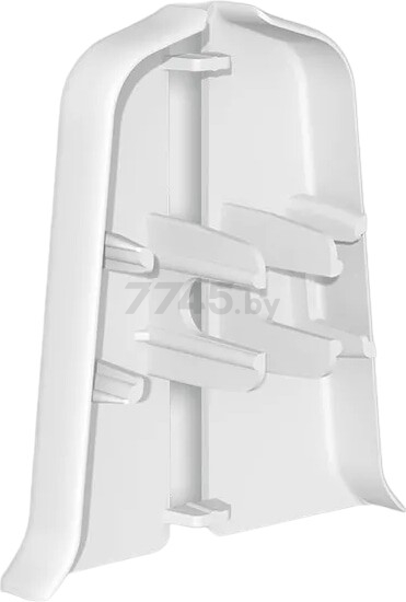 Заглушка для плинтуса IDEAL Деконика 55 мм 001-0 Белый глянцевый 1 пара (Д-П55-Тп-Ф1 001-0 БЕ) - Фото 2