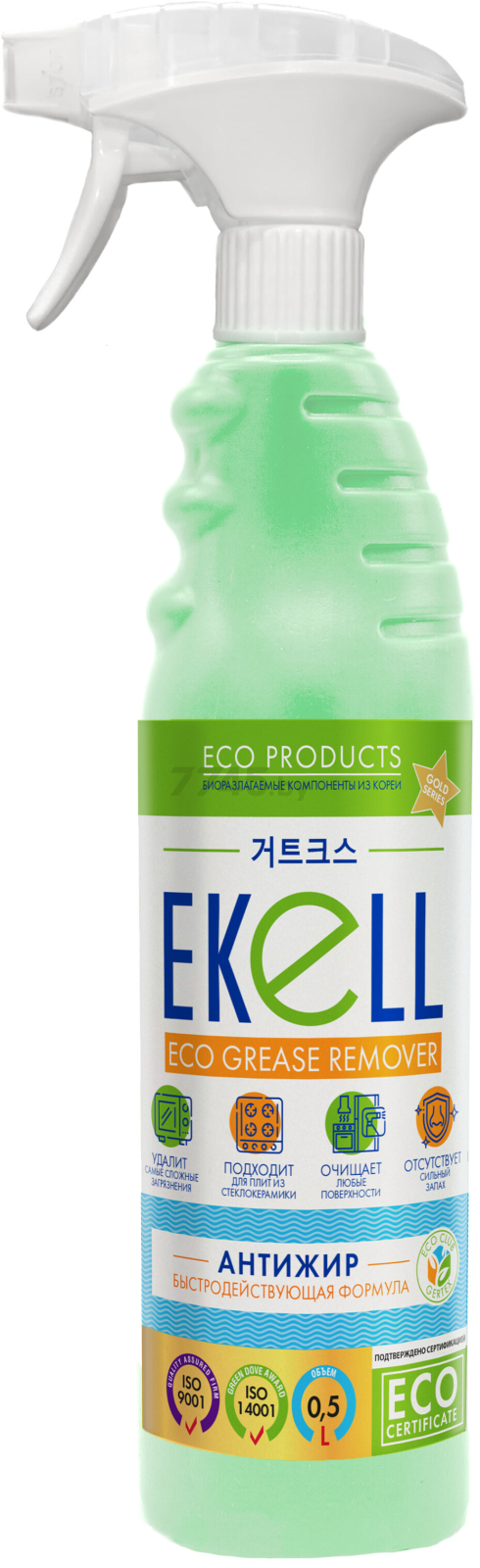 Средство чистящее EKELL Антижир 500 мл (0224)