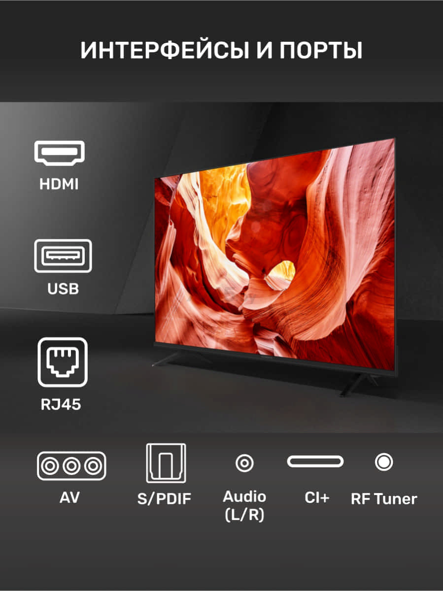 Телевизор TECHNO Smart UDG50HR680ANTS - Фото 18