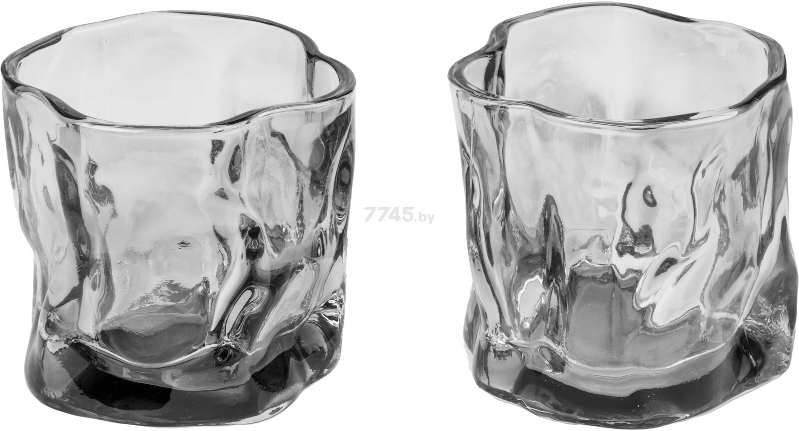 Набор стаканов PERFECTO LINEA Ice Rock Smoke Grey 230 мл 2 штуки (31-290400) - Фото 2