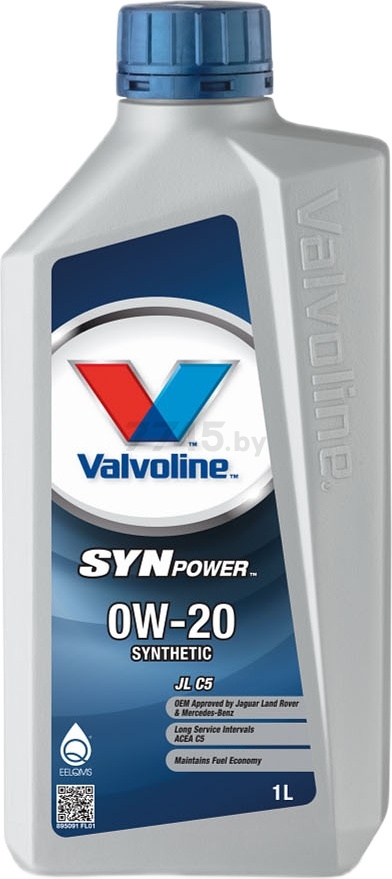 Моторное масло 0W20 синтетическое VALVOLINE SynPower JL C5 1 л (895091)
