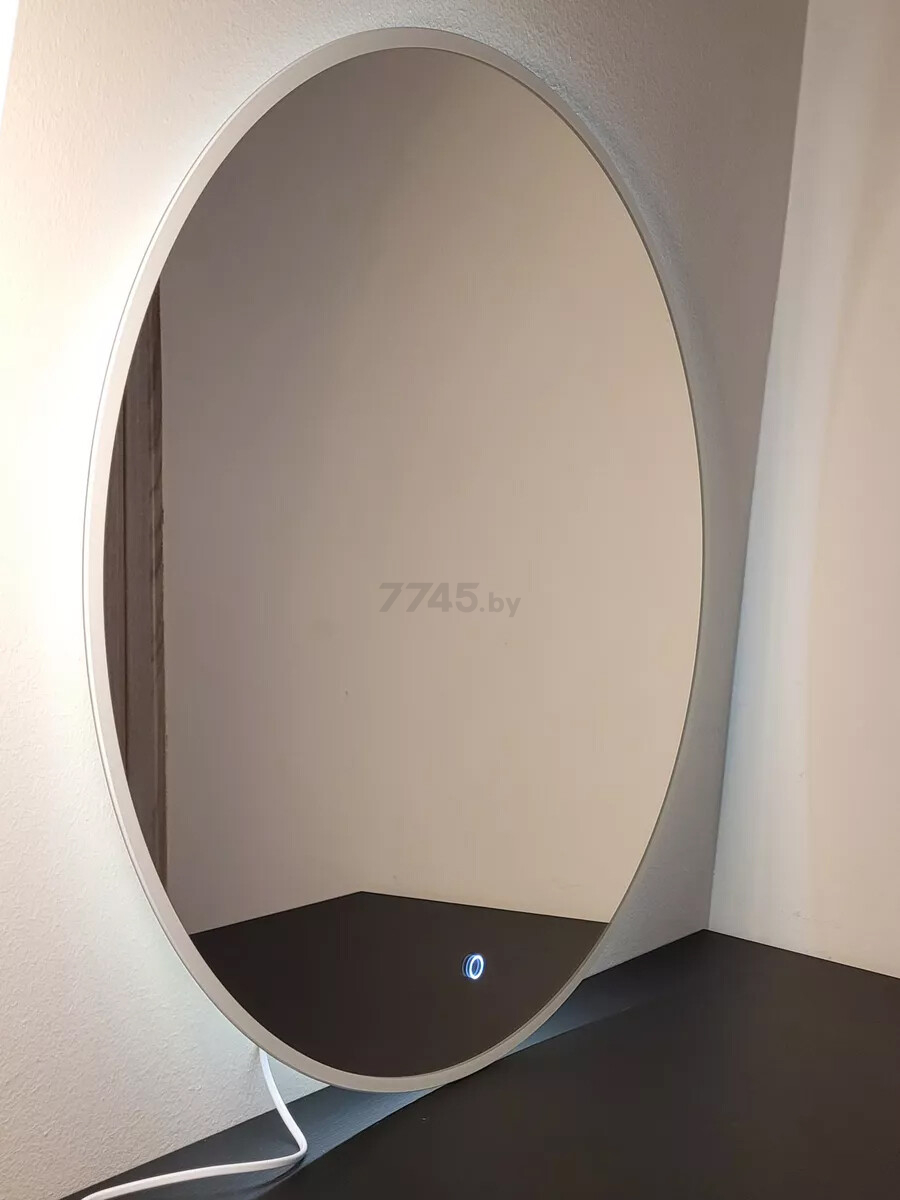 Зеркало для ванной с подсветкой EMZE UV LED D600 (LED.UV.60.60.BEL) - Фото 9