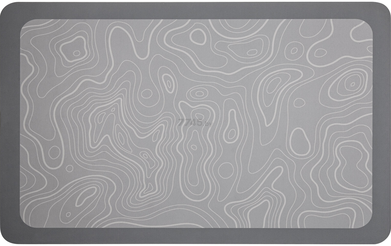 Коврик для ванной комнаты 50х80 см PERFECTO LINEA Diatomite Grey Abstract (22-508001)