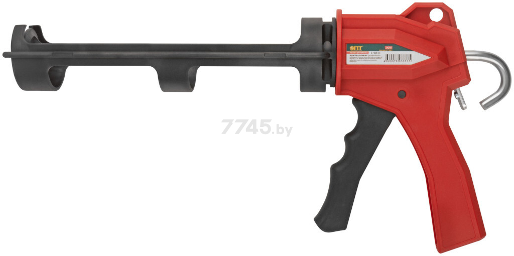 Пистолет для герметика усиленный полукорпусной 310 мл FIT Профи (14240)
