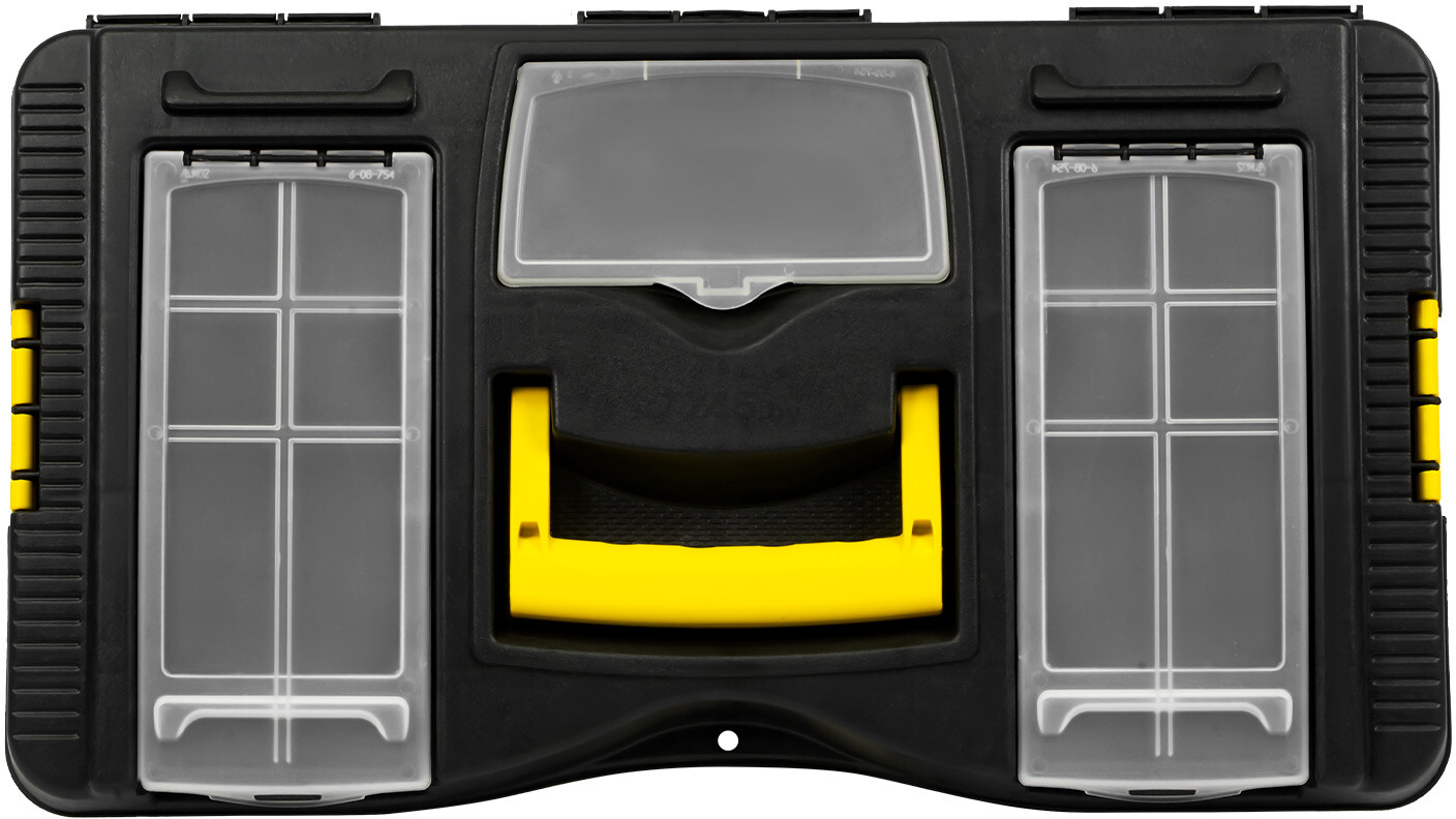 Ящик для инструментов пластиковый KOLNER KBOX 22/1 560х275х320 мм с клапанами (8110100070) - Фото 3