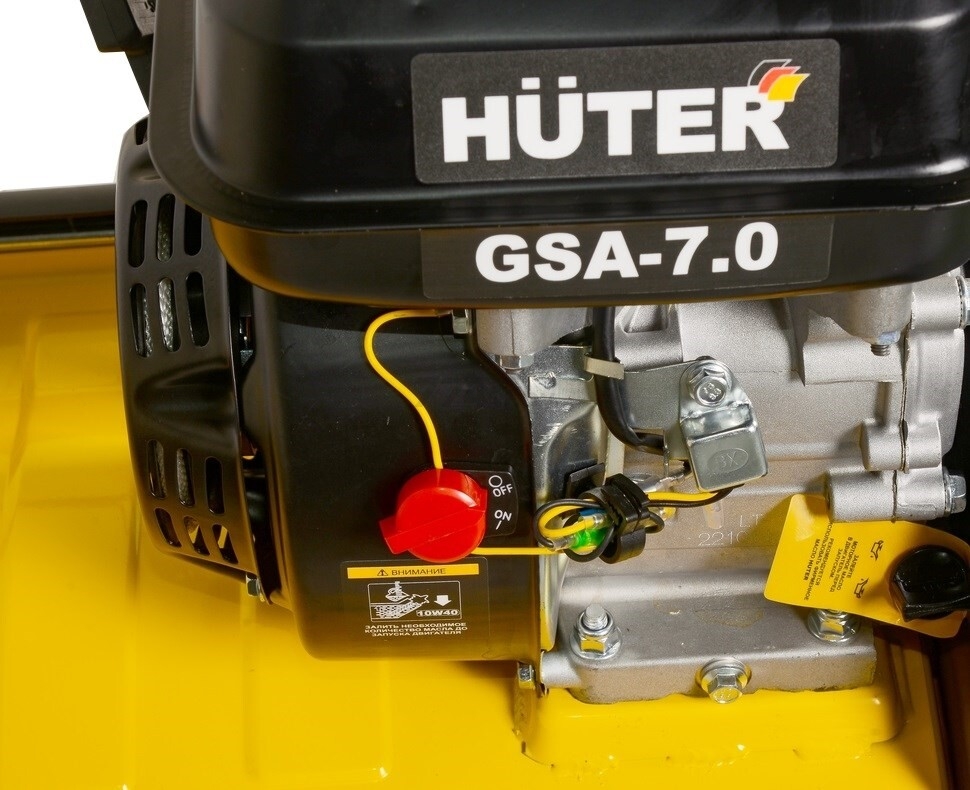 Аэратор-скарификатор для газона бензиновый HUTER GSA-7,0 (70/16/1) - Фото 6