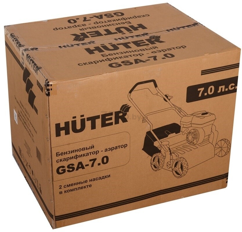 Аэратор-скарификатор для газона бензиновый HUTER GSA-7,0 (70/16/1) - Фото 11