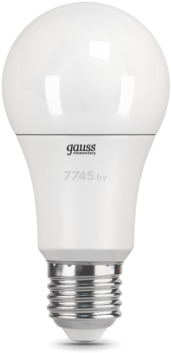 Лампа светодиодная Е27 GAUSS Elementary А60 15 Вт 6500K (23235)