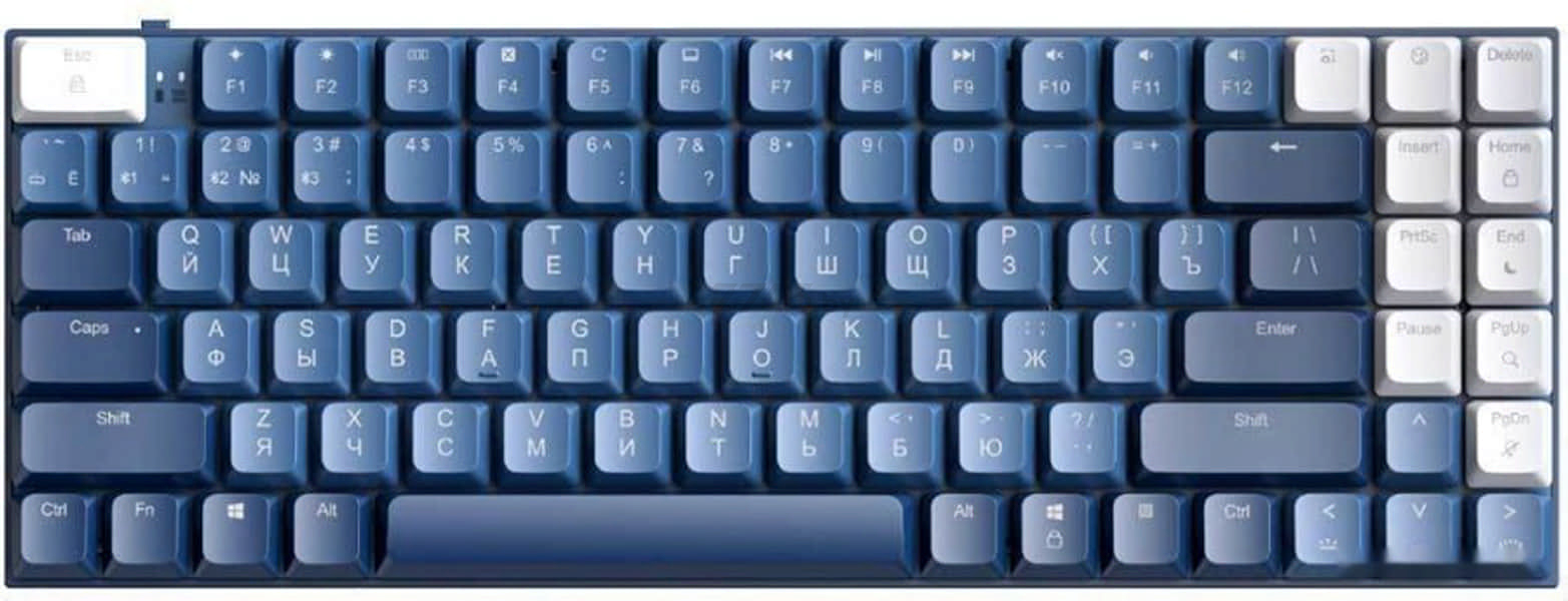 Клавиатура беспроводная механическая UGREEN KU102 Blue (15228)