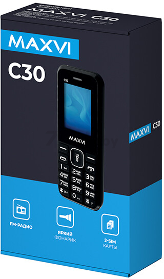 Мобильный телефон MAXVI C30 White - Фото 10
