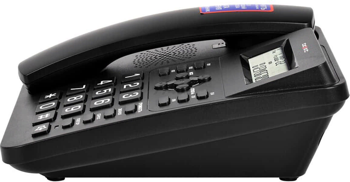 Телефон домашний проводной TEXET TX-264 черный - Фото 4