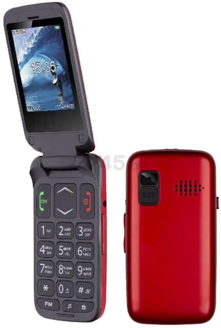 Мобильный телефон F+ Ezzy Trendy 1 Red - Фото 4