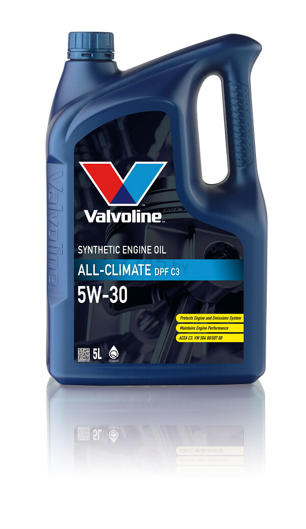Моторное масло 5W30 синтетическое VALVOLINE All-Climate DPF C3 5 л (898939)