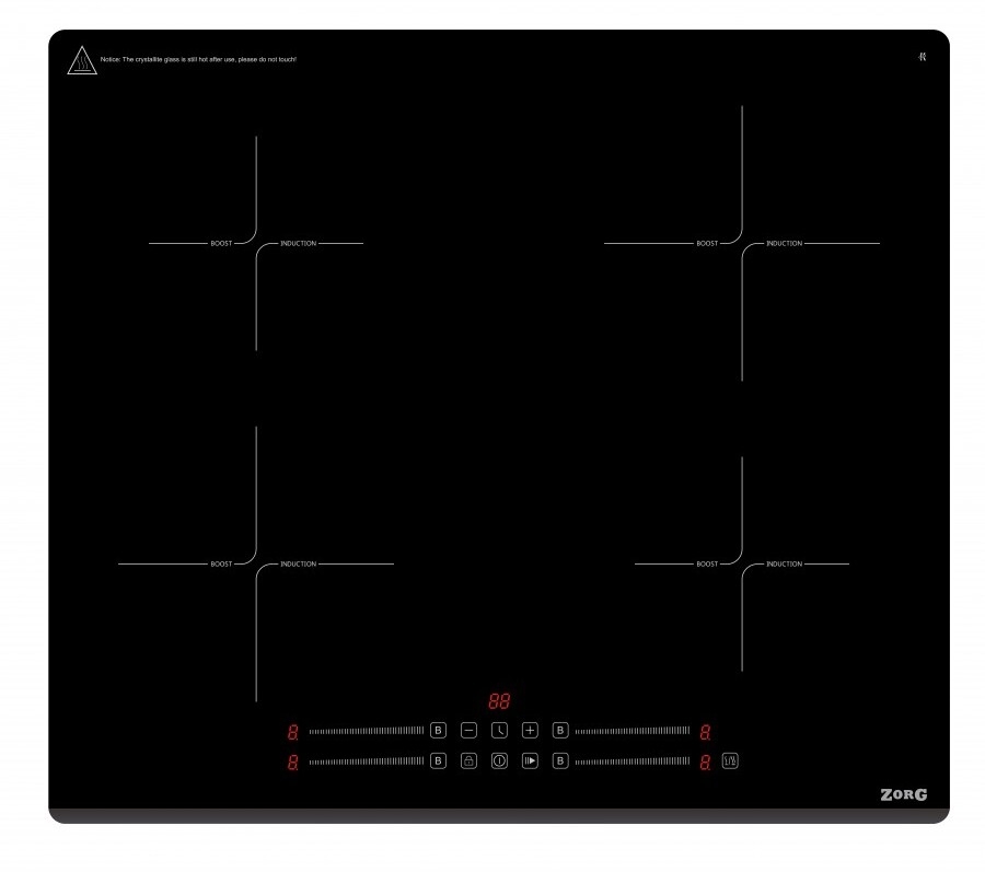 Панель варочная индукционная ZORG INO61 black (INO61 BL)