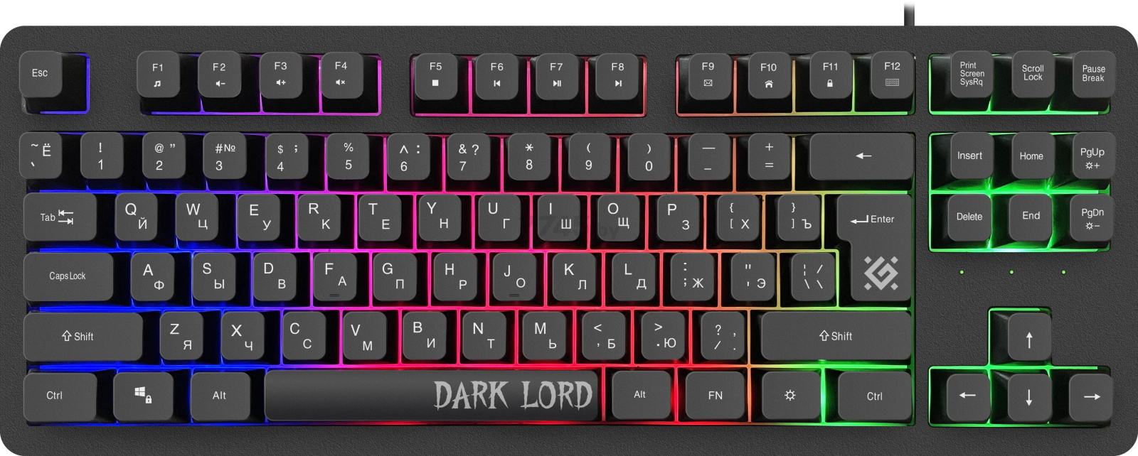 Клавиатура игровая DEFENDER Dark Lord GK-580 (45580)