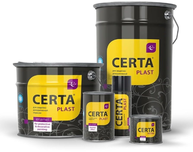 Эмаль кремнийорганическая CERTA Plast старая медь 0,8 кг - Фото 4