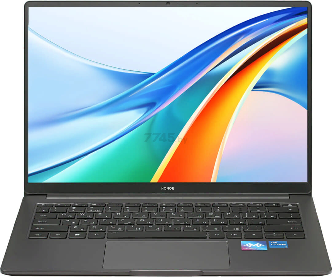 Ноутбук HONOR MagicBook X14 2023 FRI-F56 Space Gray (5301AFKC) - Фото 14