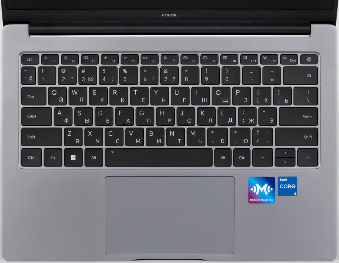 Ноутбук HONOR MagicBook X14 2023 FRI-F56 Space Gray (5301AFKC) - Фото 20