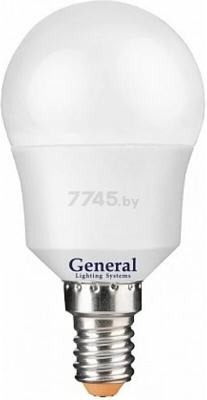 Лампа светодиодная E14 GENERAL GLDEN-G45F-B-8-230-E14-3000 (660193)